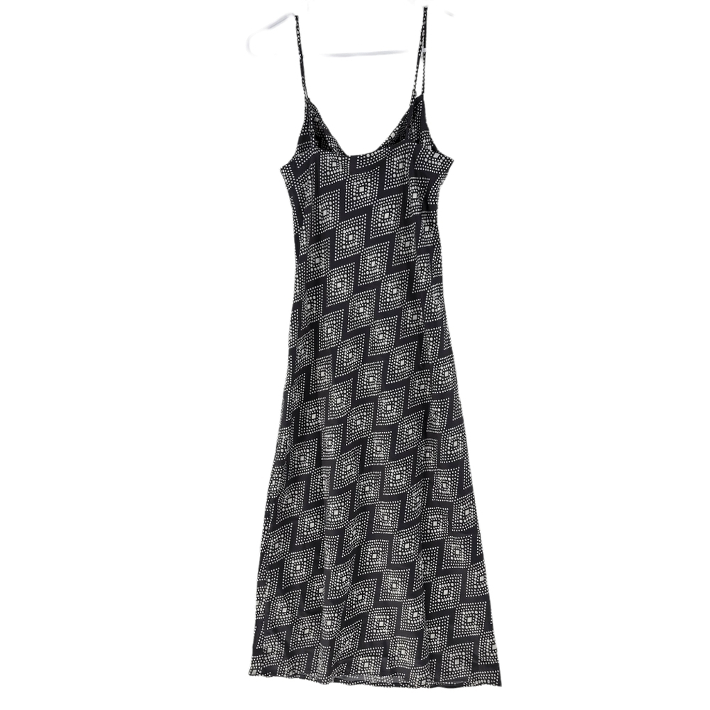 Banana Republic Women's Satin Slip Spaghetti Strap Midi Dress - S - Picture 5 of 8